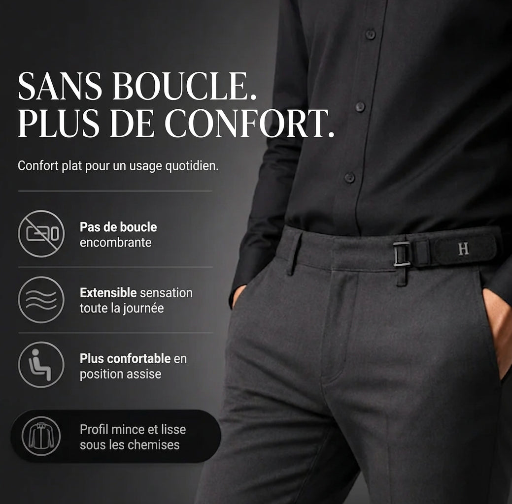 H-FLEX™ — La Ceinture Sans Boucle