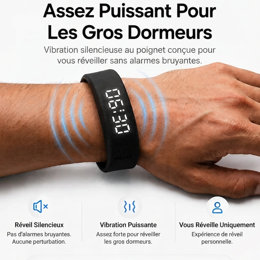 Montre Bracelet Alarme vibrant