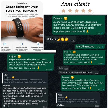Montre Bracelet Alarme vibrant